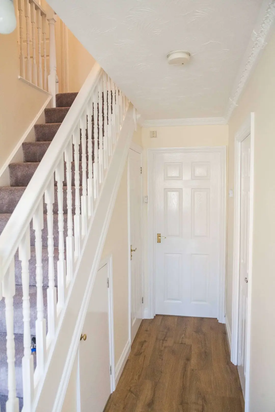 Finished decorated hallway